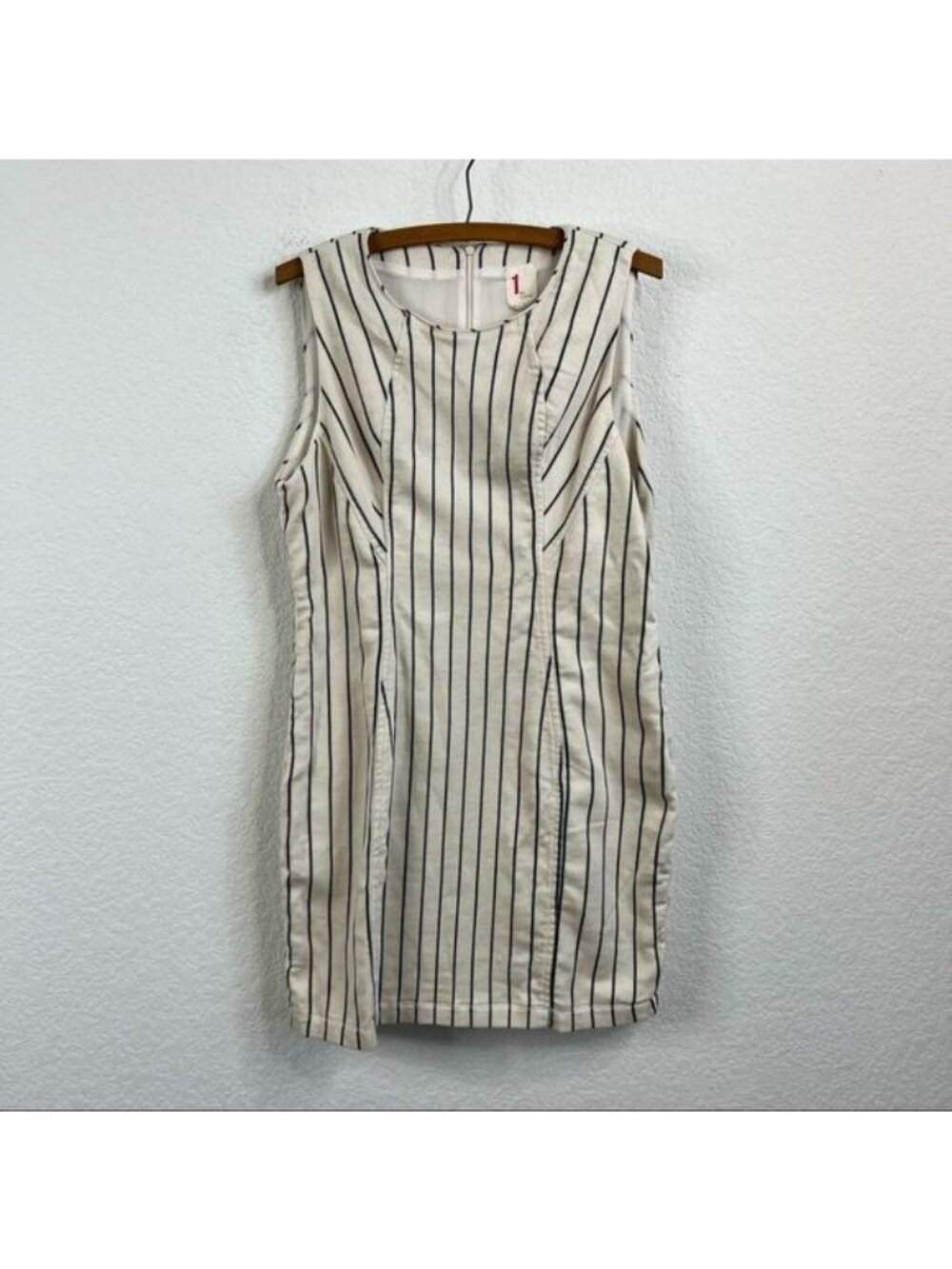 1 by O'2nd Striped Tuxedo Mini Dress